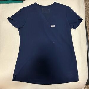 FIGS Navy Blue Women's Scrub Top